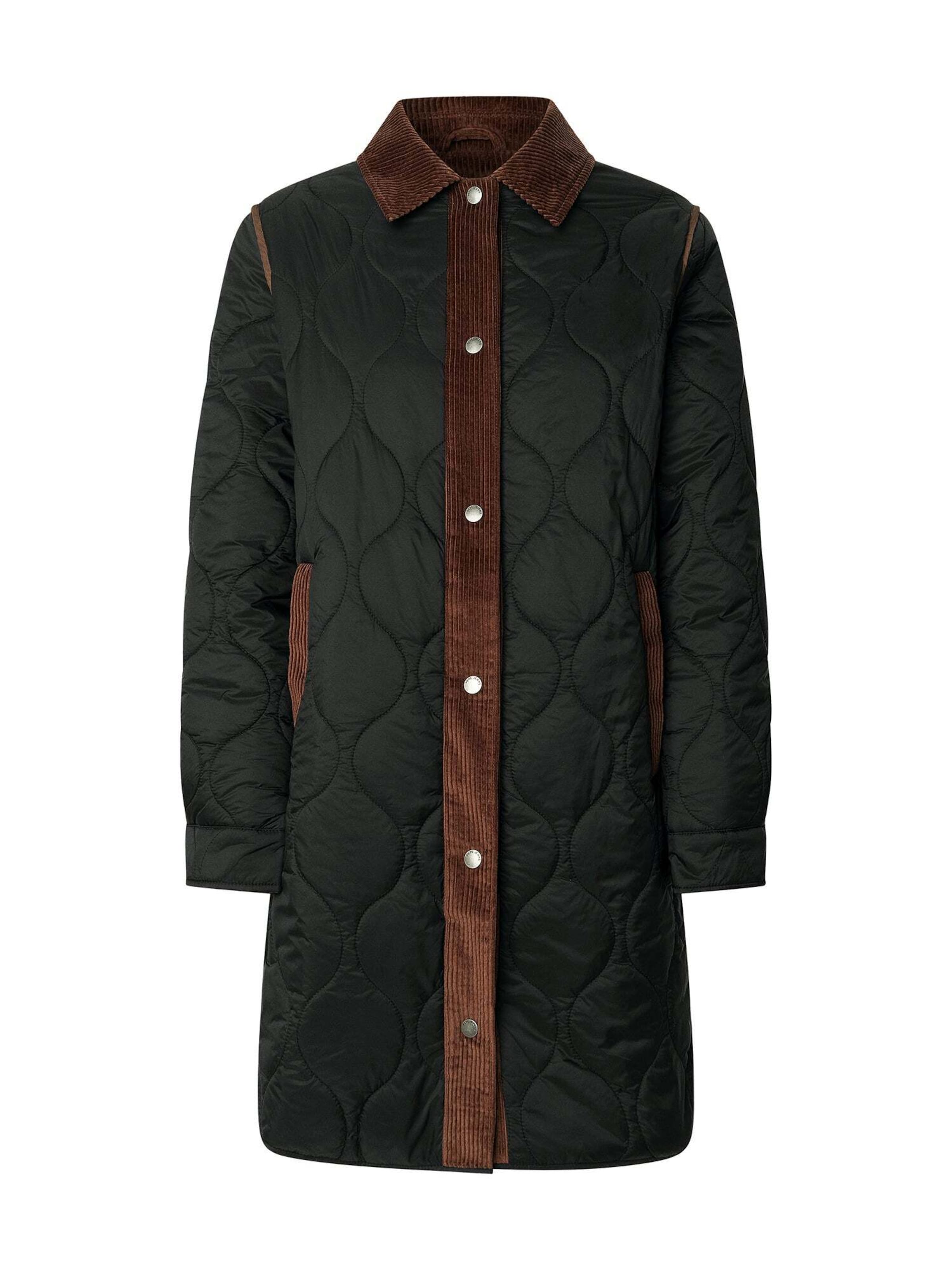 Pepe Jeans Tussenmantel in Groen: voorkant