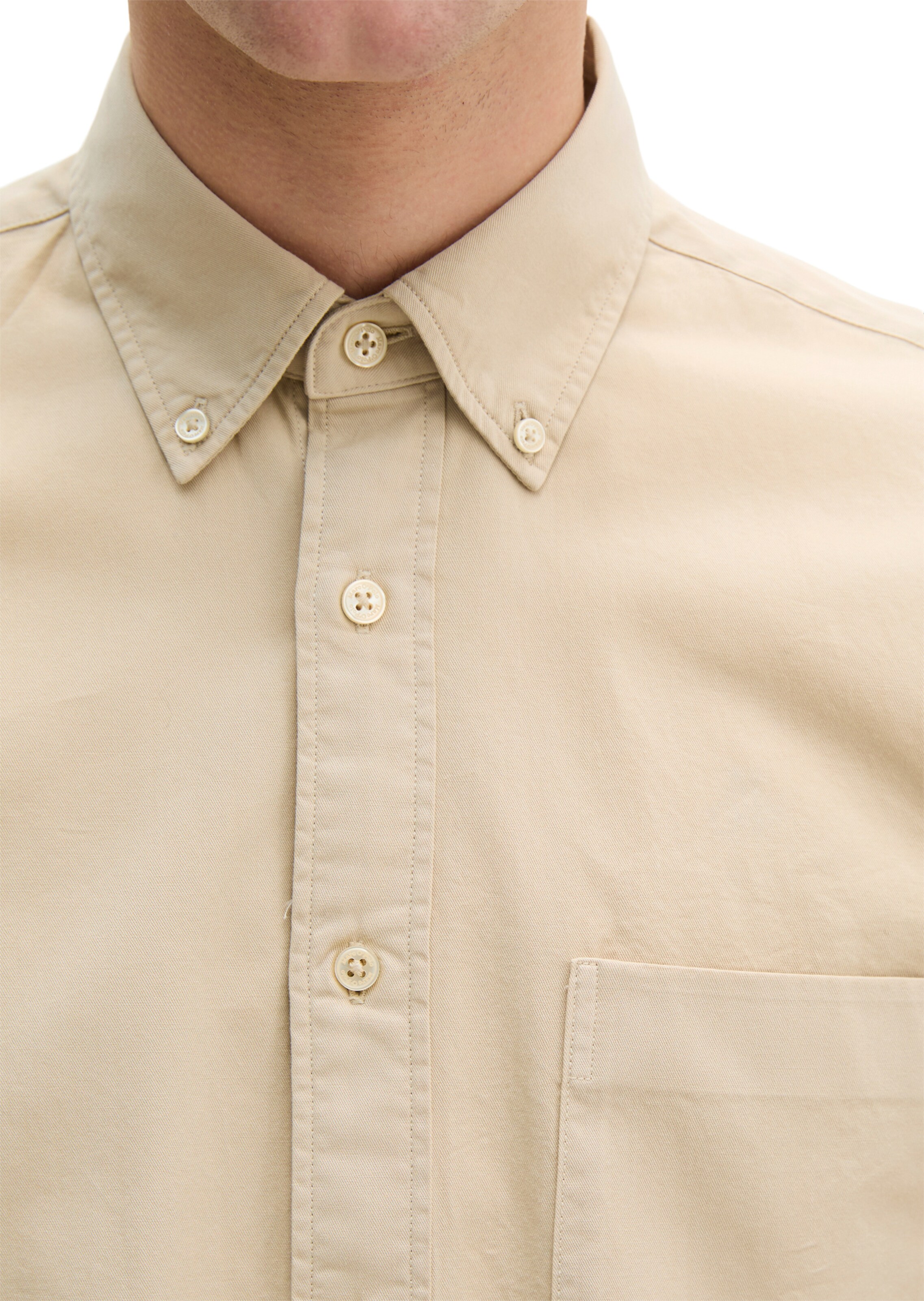 Marc O'Polo Regular Fit Hemd in Beige