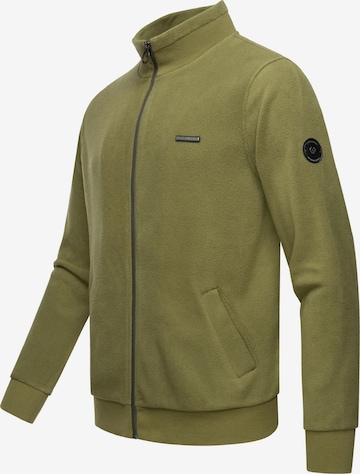 Ragwear Fleece Jacket 'Trayne' in Green