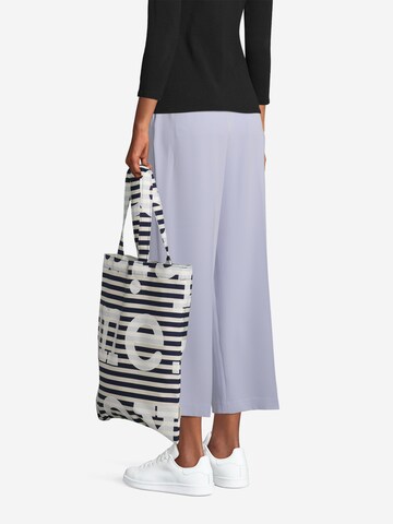 Marimekko - Shopper 'Huopakeltano Tasaraita' em branco