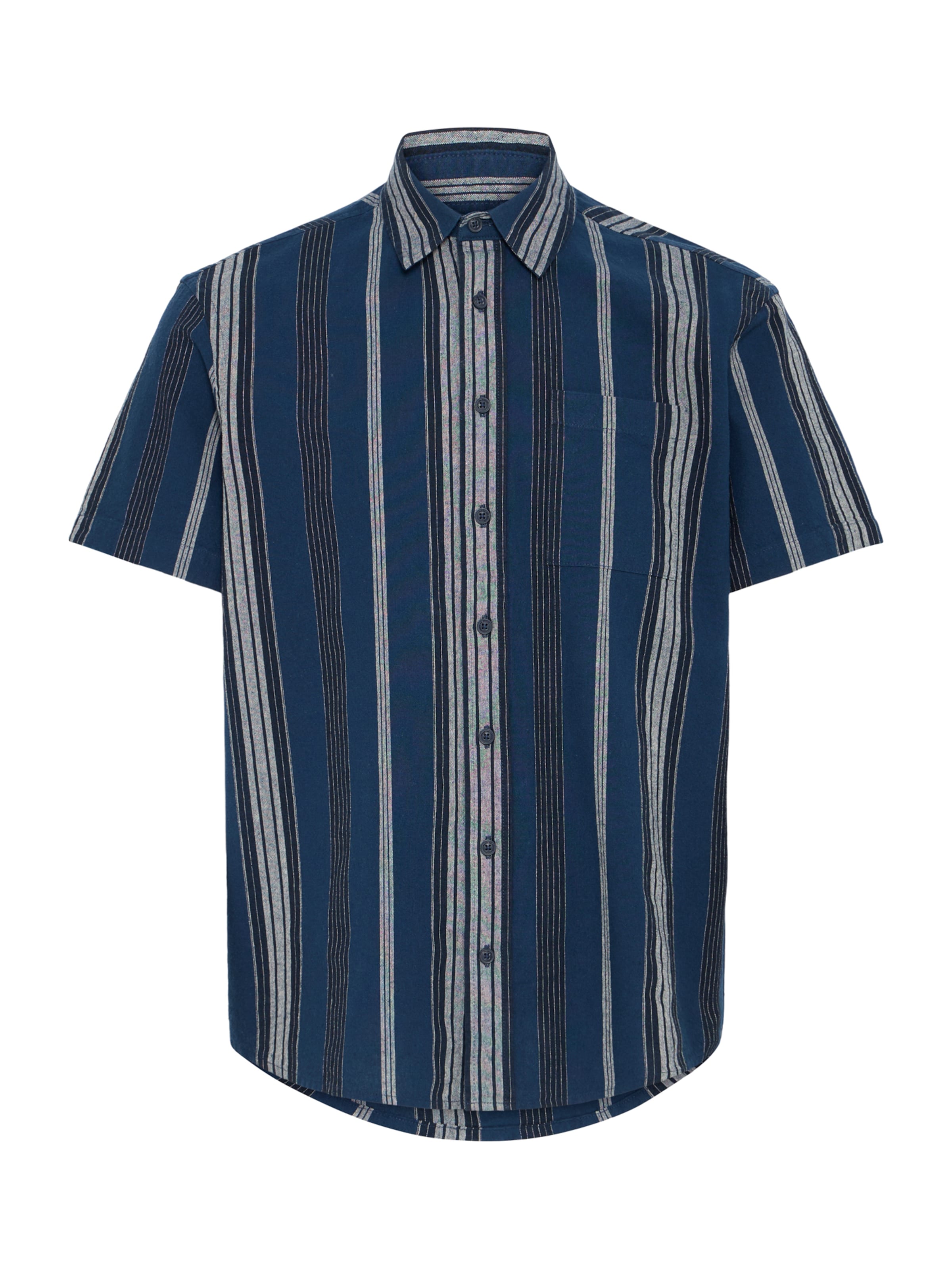 BLEND Regular fit Πουκάμισο 'BHDANAS' σε μπλε: μπροστά