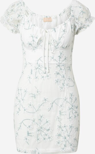 Love Triangle Dress 'OLIVIA' in Mint / White, Item view