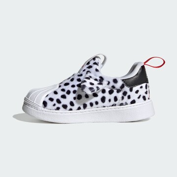 ADIDAS ORIGINALS Tennarit 'Disney 101 Dalmatians Superstar 360' värissä valkoinen