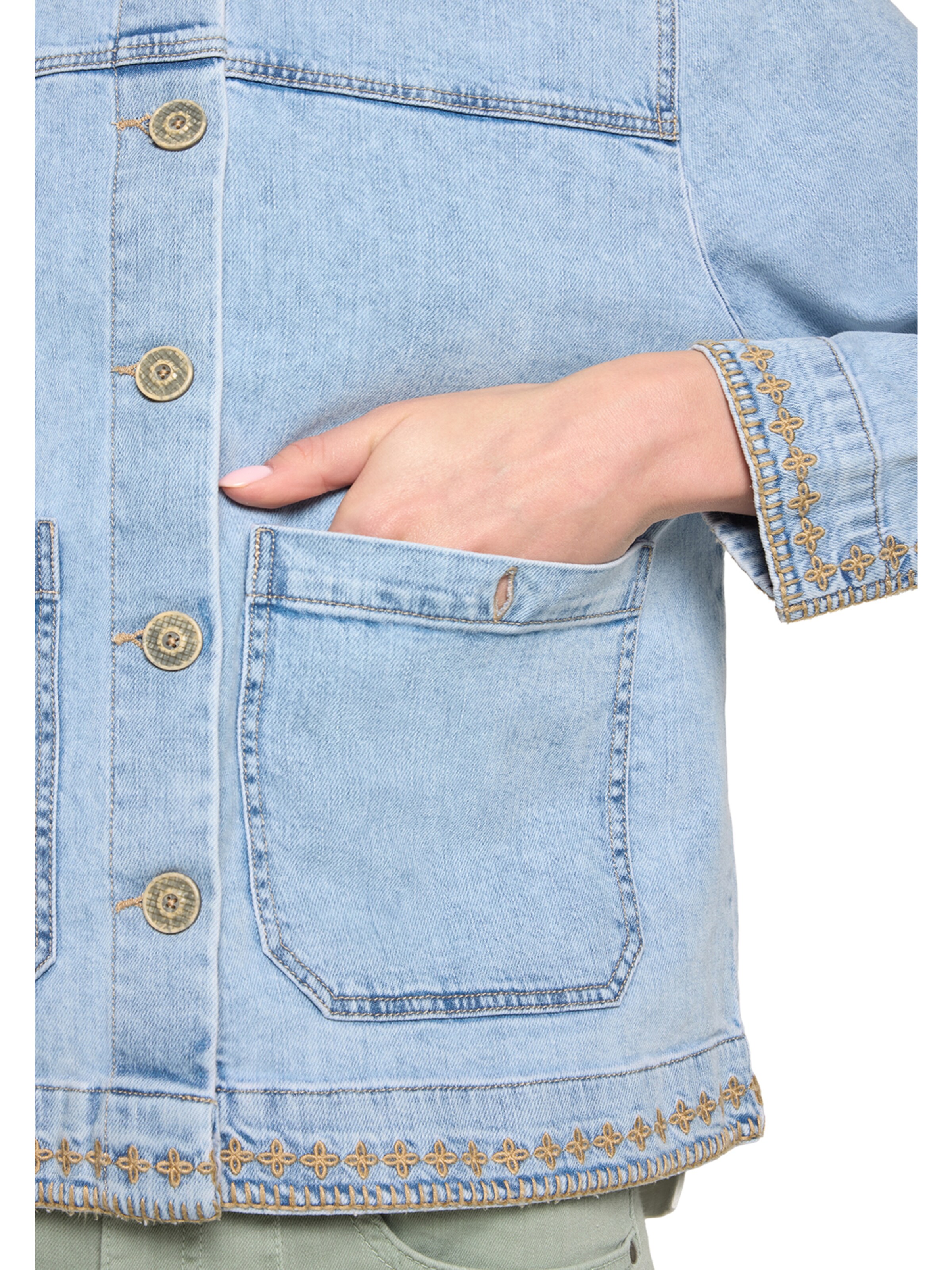 Blazer Cartoon en bleu