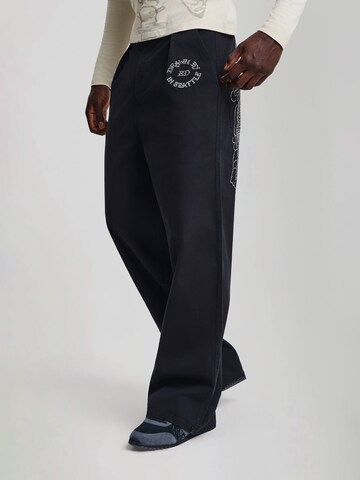 Regular Pantalon Ed Hardy en noir : devant