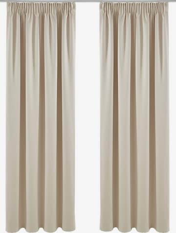 Leonique Curtains & Drapes in Beige: front