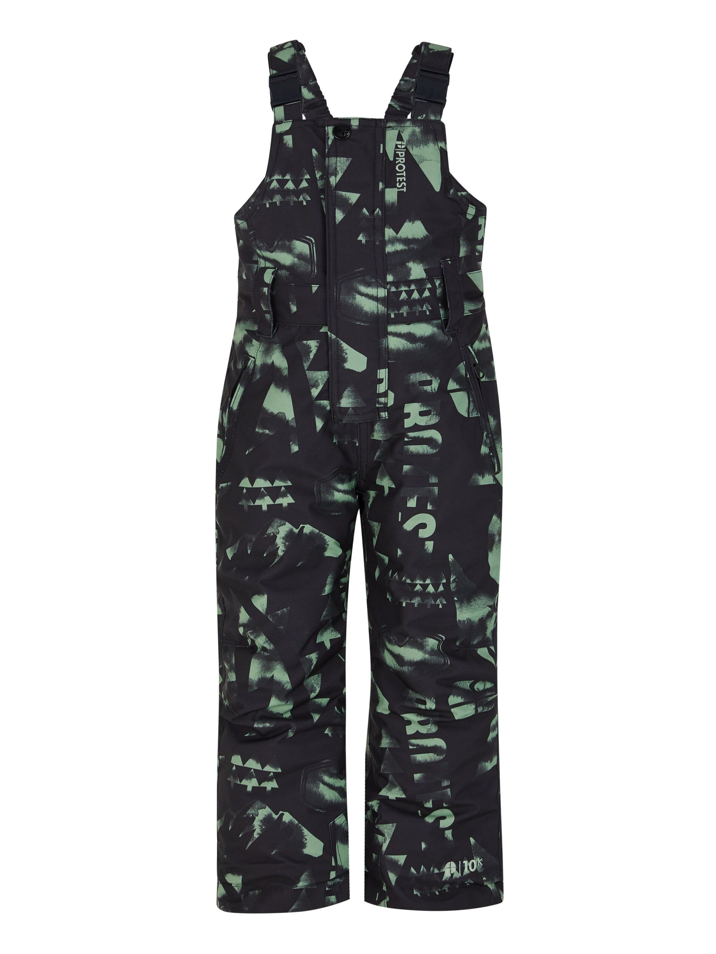 PROTEST Overall 'PRTSIMON TD' in Black: front