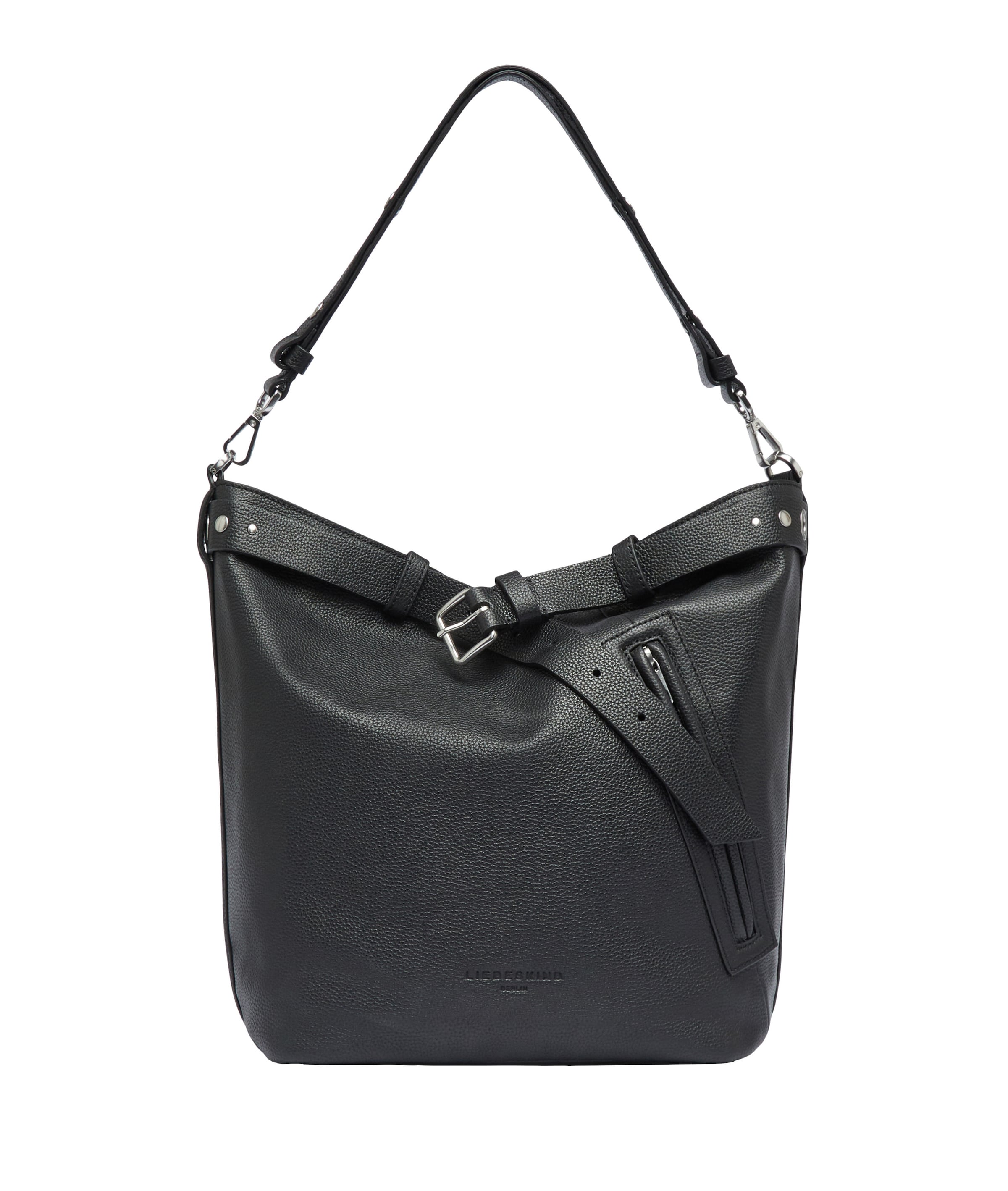 Liebeskind Berlin Shoulder Bag in Black: front