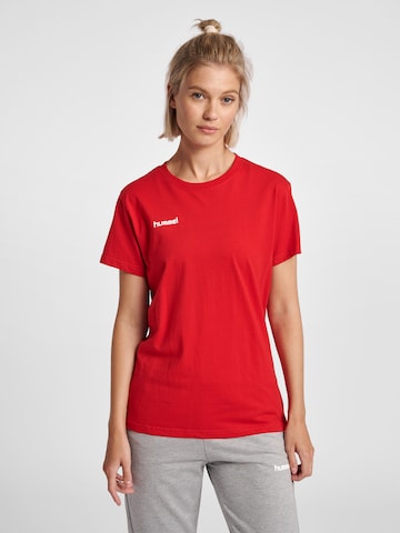 Hummel Λειτουργικό μπλουζάκι σε κόκκινο: μπροστά