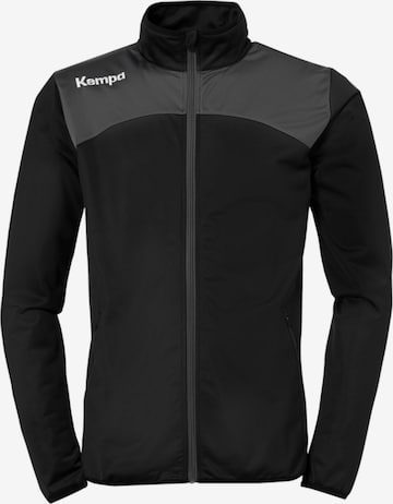 KEMPA Athletic Jacket in Black: front