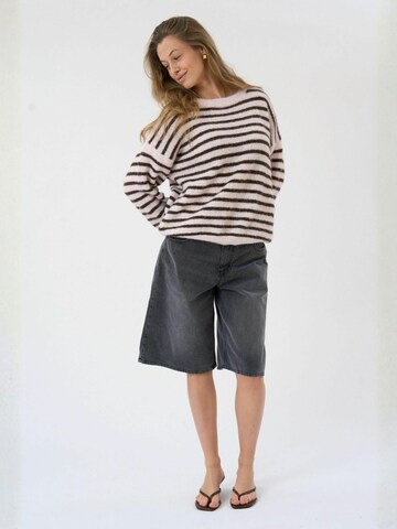 Pulover ' Sienna Knit ' de la TEESHOPPEN pe roz
