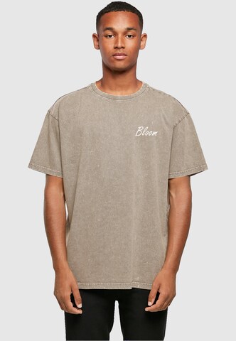 Merchcode Shirt 'Flowers Bloom' in Grün: Vorderseite