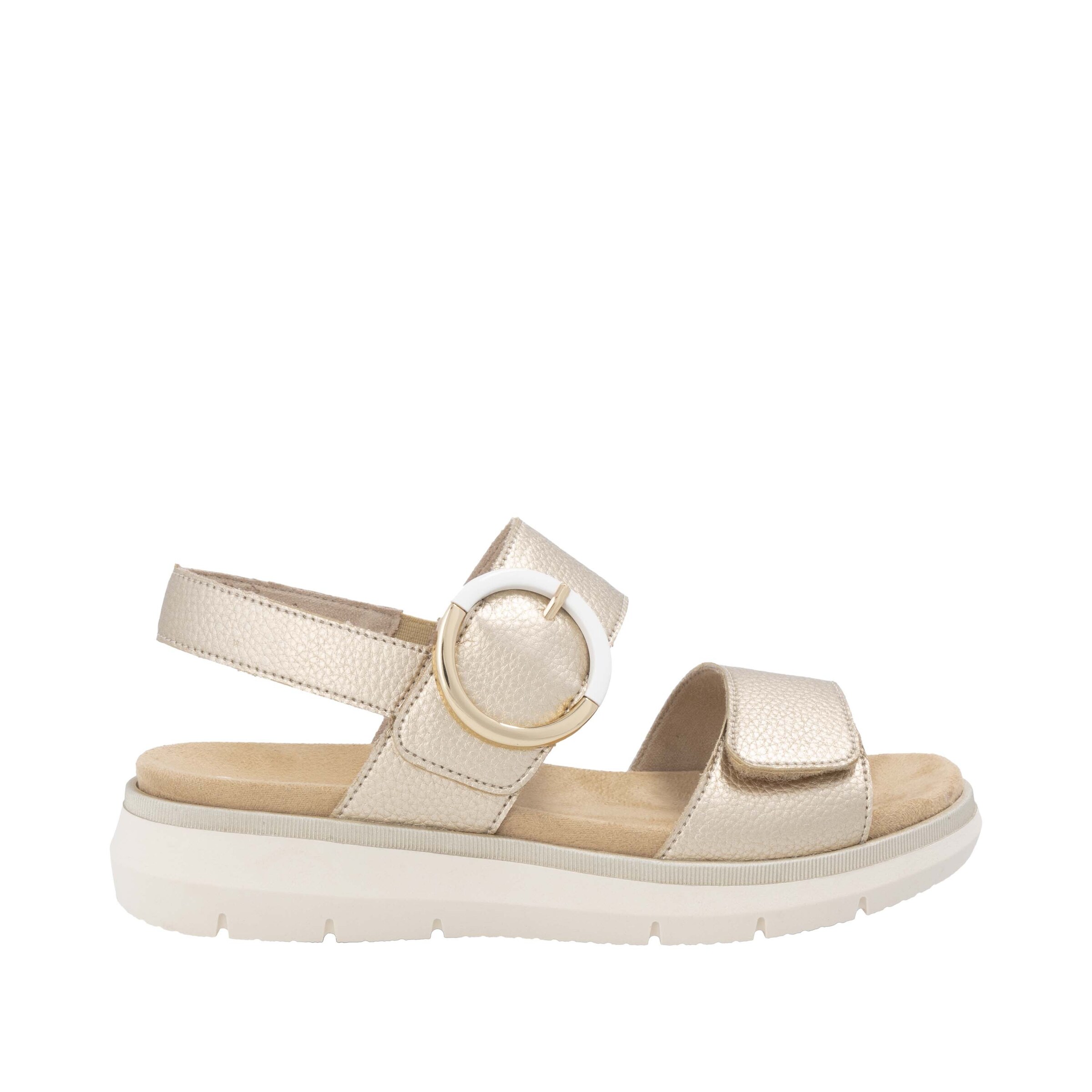 REMONTE Strap Sandals in Gold