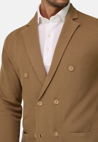 Boggi Milano Regular fit Colbert in Bruin