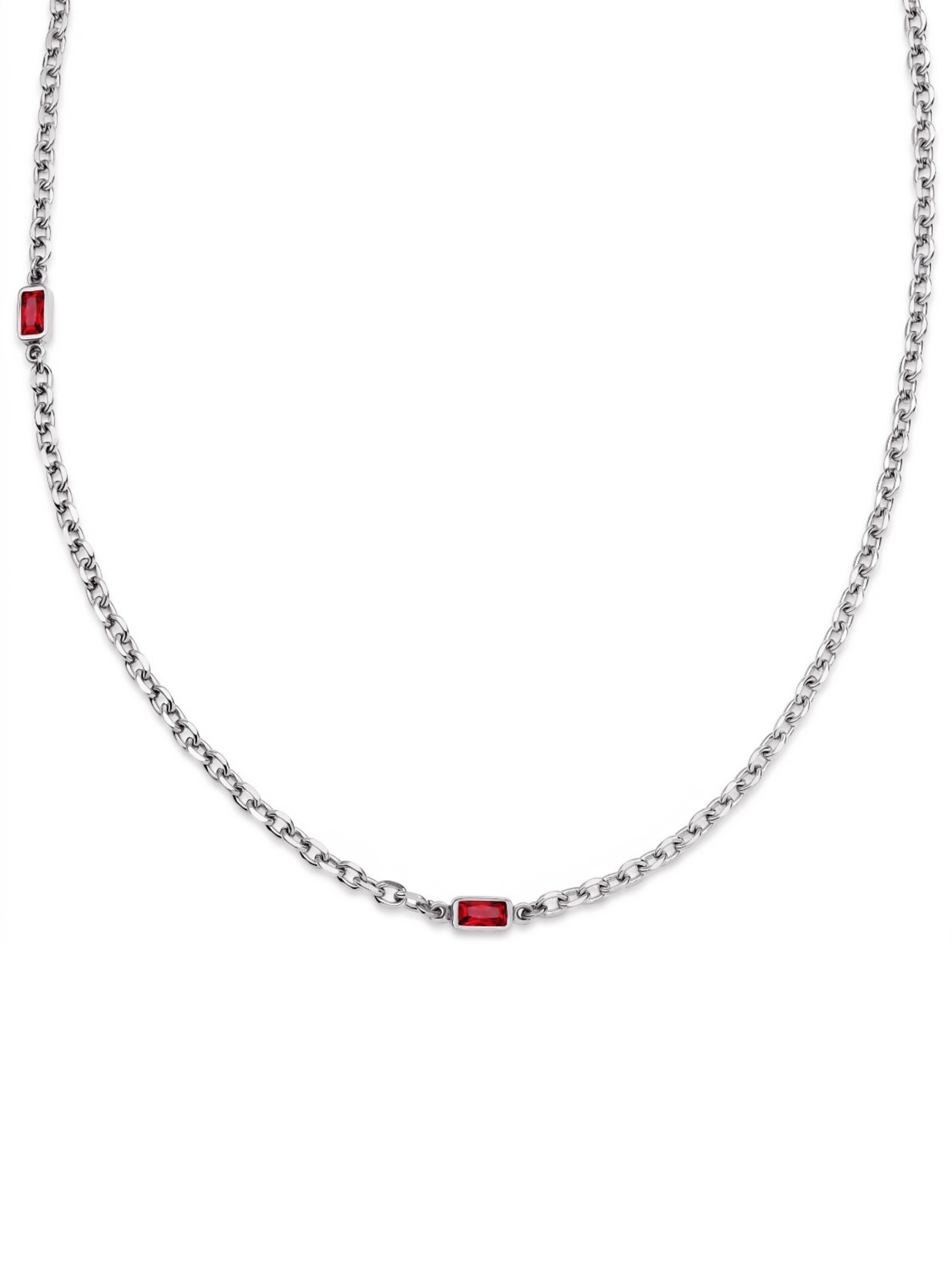 Arkai Necklace 'Prism' in Red: front