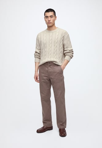 Pull-over BALMOHK en beige : devant