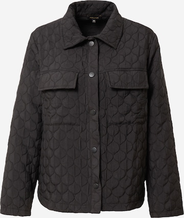 MORE & MORE Between-Season Jacket 'Cloqué' in Black: front