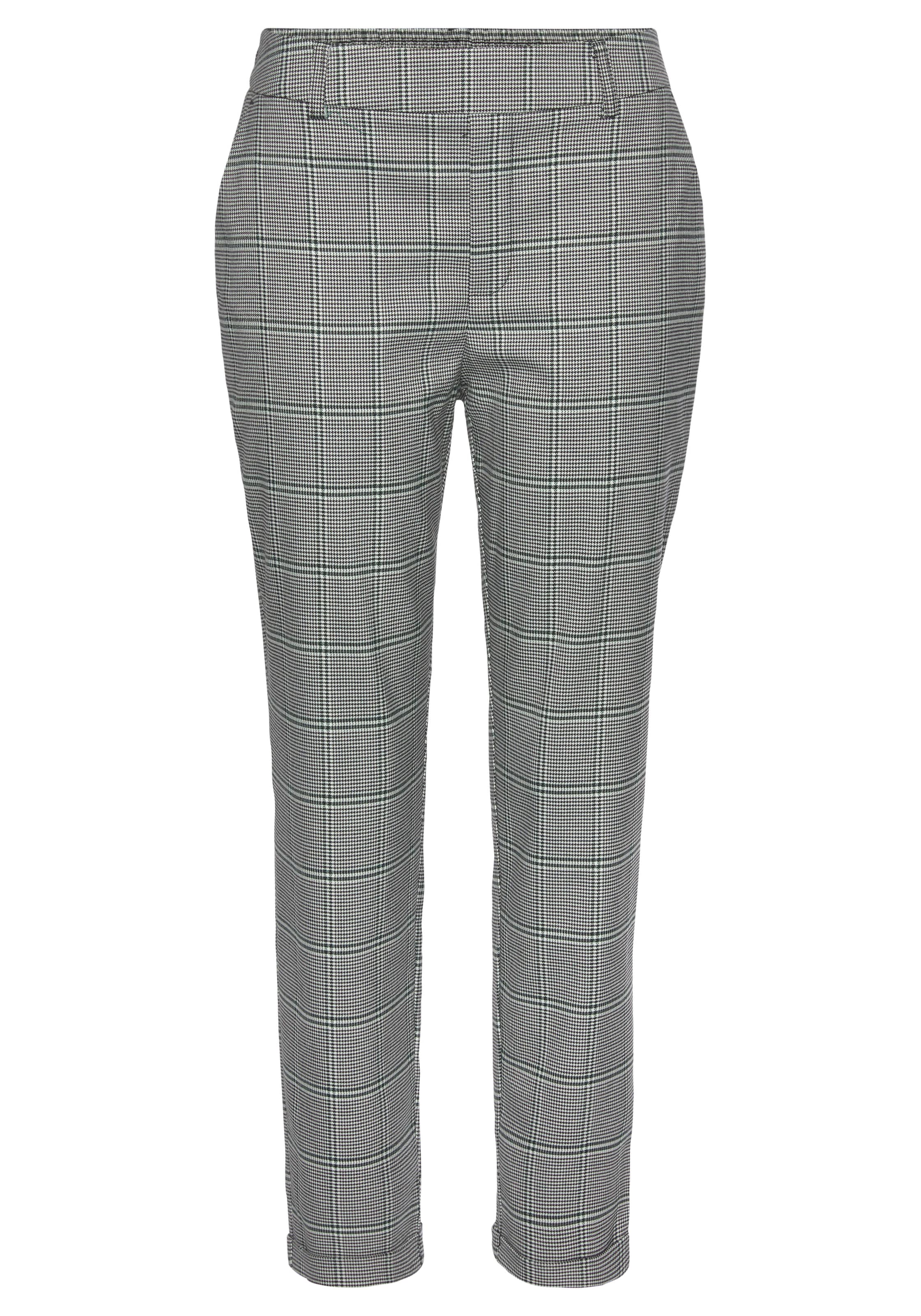 LASCANA Úzky strih Nohavice - Čierna: predná strana