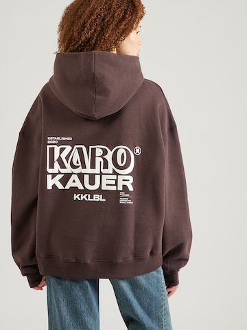 Karo Kauer Sweatshirt in Brown: front