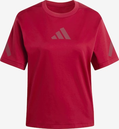 Sportiniai marškinėliai 'Z.N.E.' iš ADIDAS SPORTSWEAR, spalva – antracito spalva / tamsiai raudona, Prekių apžvalga