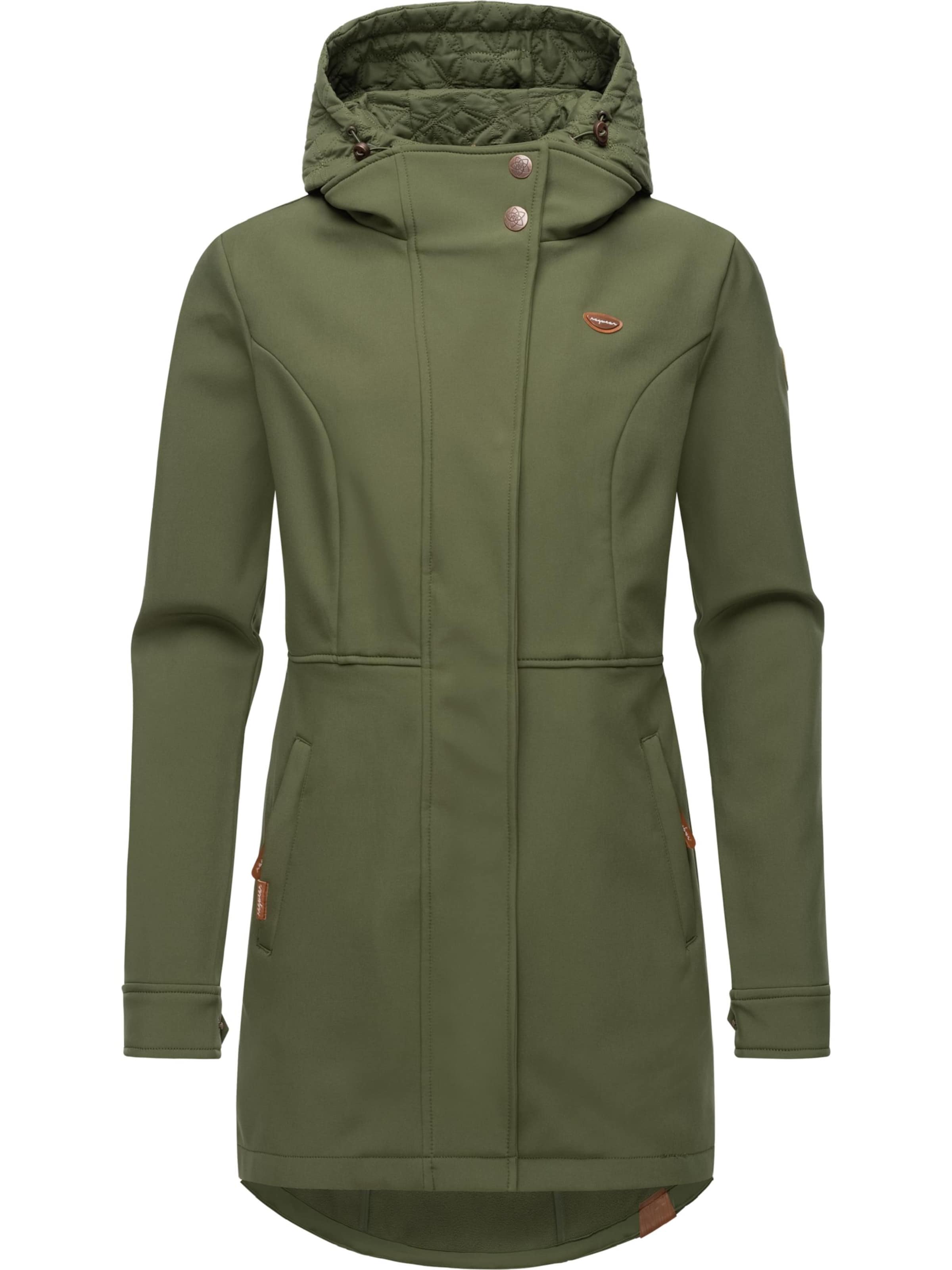 Ragwear Raincoat 'Ybela' in Green: front