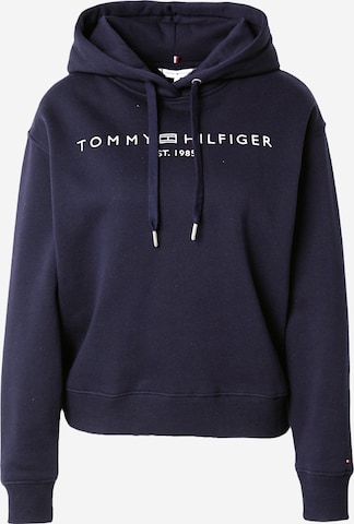 Sweat-shirt TOMMY HILFIGER en bleu : devant