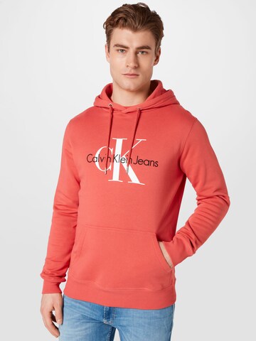 Calvin Klein Jeans Sweatshirt in Red: front