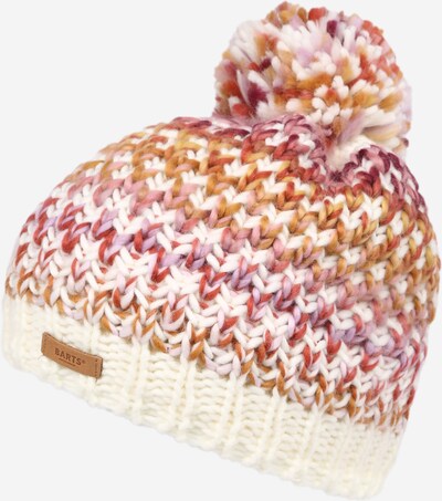 Barts Strickmütze 'Nicole' in beige / cognac / orchidee / beere / rot, Produktansicht