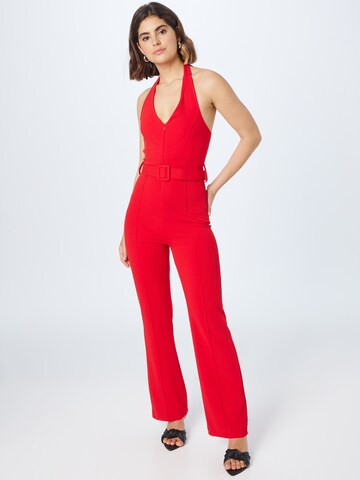 WAL G. Jumpsuit 'ZENNI' in Rood: voorkant