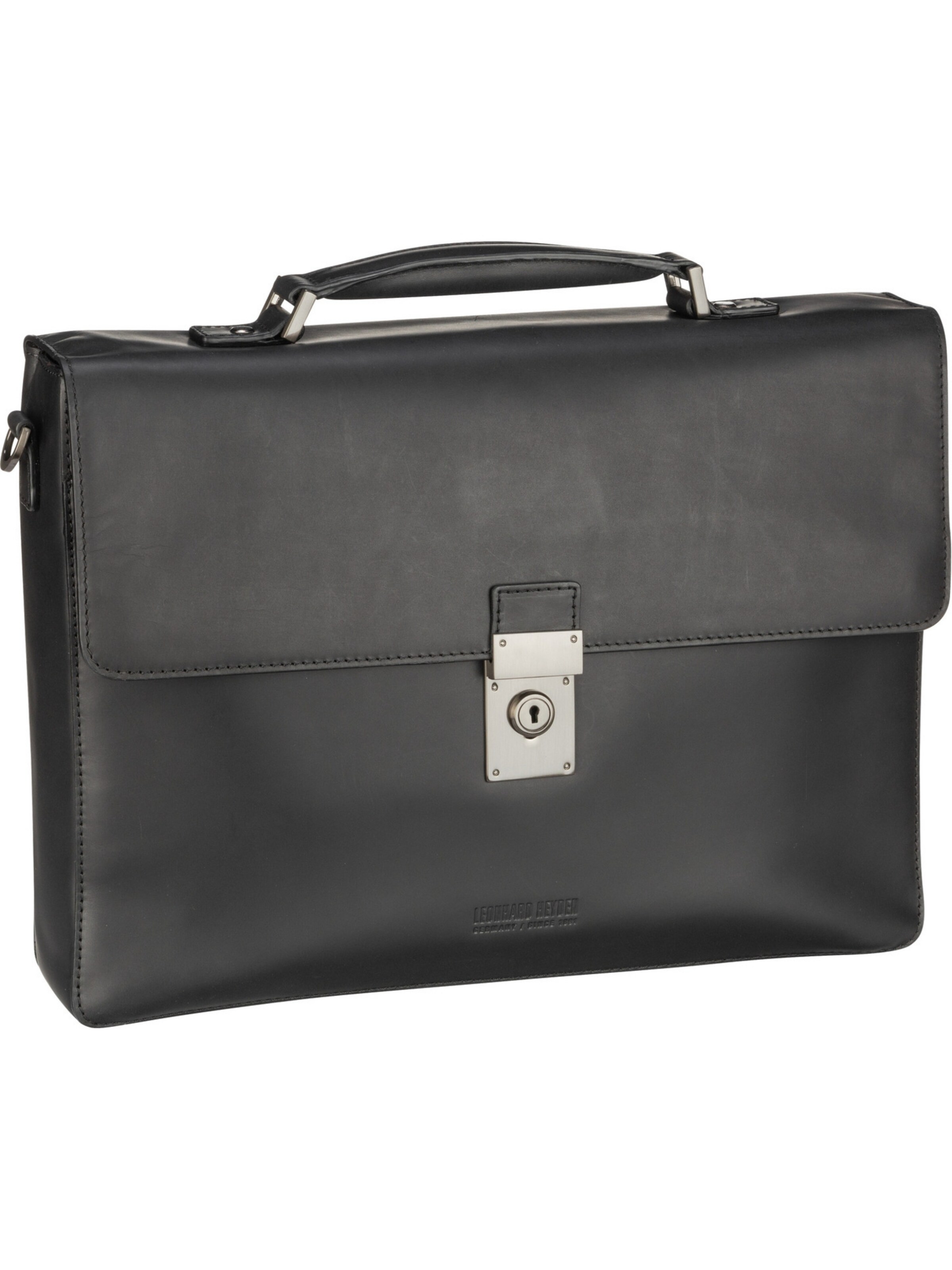 LEONHARD HEYDEN Aktentasche 'Ottawa 6870' in Schwarz: Vorderseite