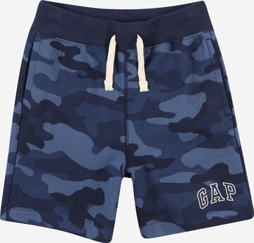 GAP Regular Broek in Blauw: voorkant