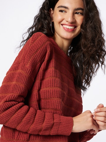 ONLY Sweter 'NEW LERKE' w kolorze czerwony