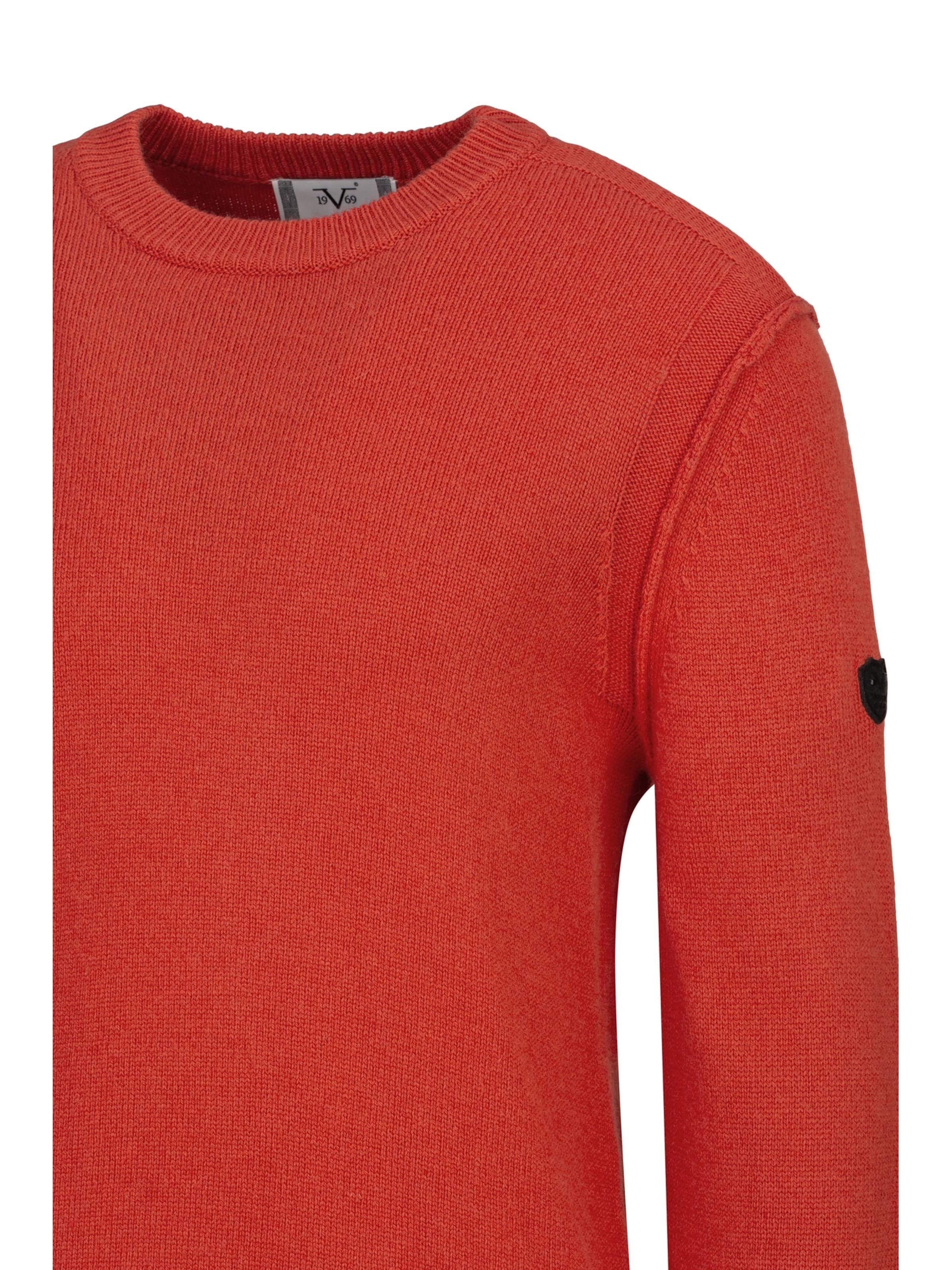 19V69 ITALIA Sweater ' Ricardo ' in Orange