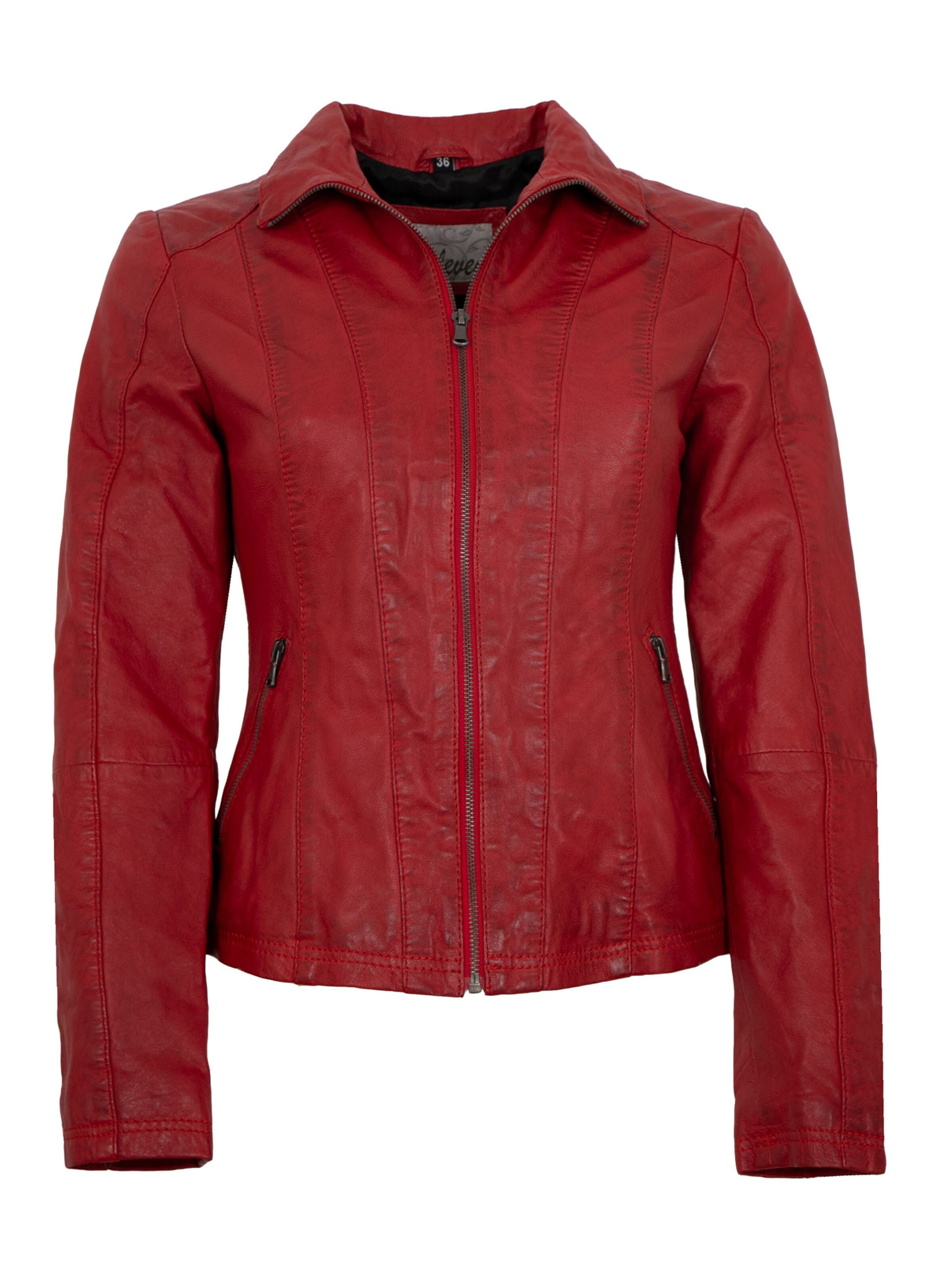 7ELEVEN Übergangsjacke 'Ally'‌‌‌‌‌‌‌‌‌ in Rot: Vorderseite