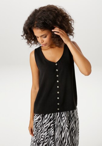 Aniston CASUAL Blouse in Black: front