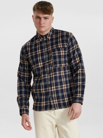 Dxnmxrk Shirt 'DXEbbe' in Blau: Vorderseite