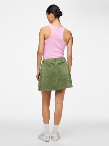 PIECES Skirt 'PCEFFI' in Green