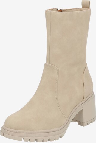 Palado Ankle Boots in Beige: front