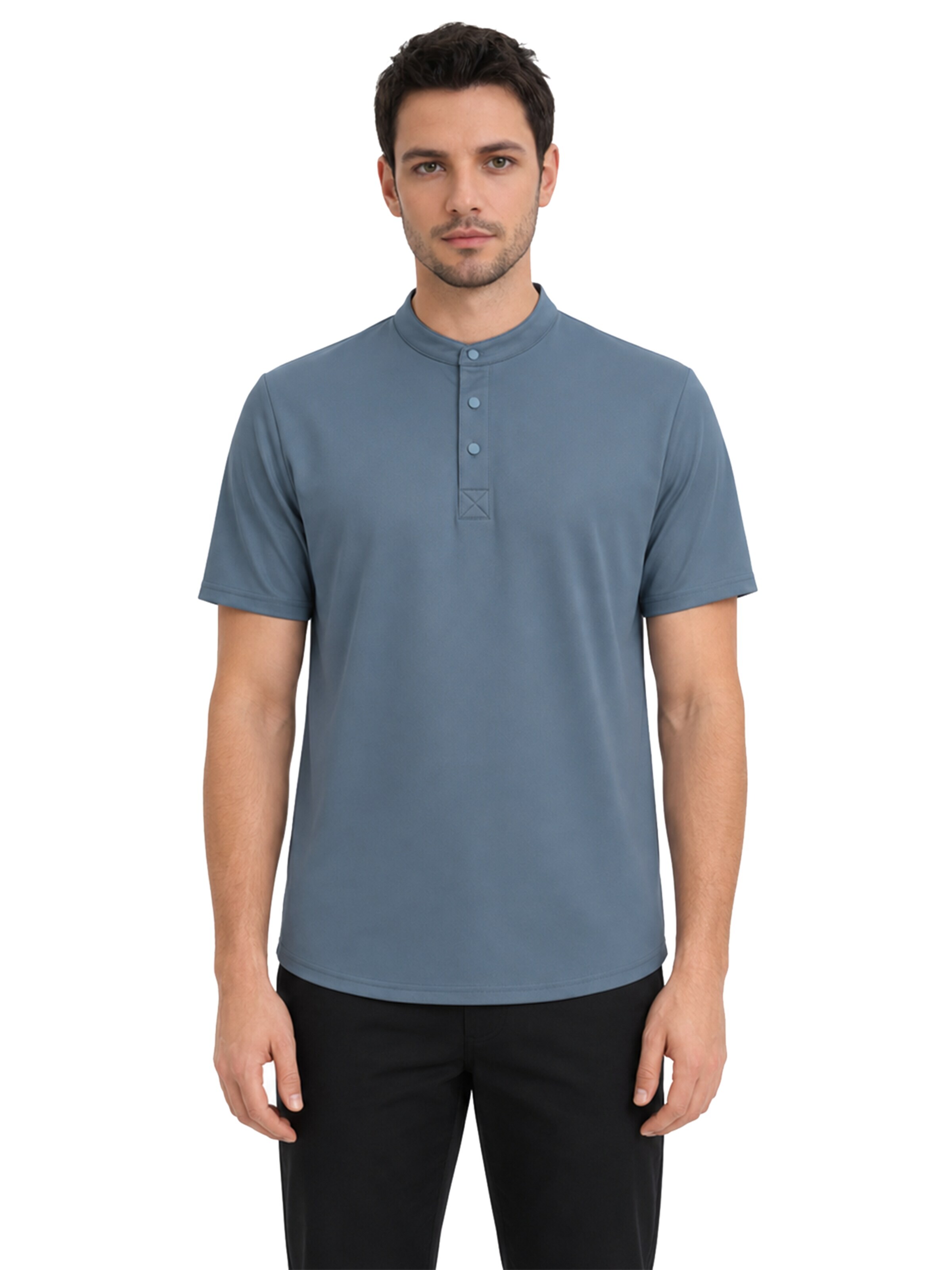ALLTHEMEN Shirt 'Atmen' in Blue: front