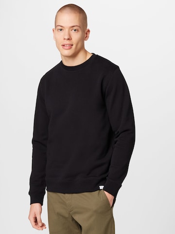 NORSE PROJECTSSweater majica 'Vagn' - crna boja: prednji dio