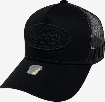 Von Dutch Cap 'Boston' in Schwarz: Vorderseite