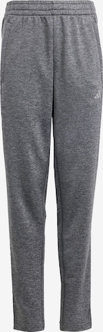 ADIDAS SPORTSWEAR Regular Workout Pants in Grey: front