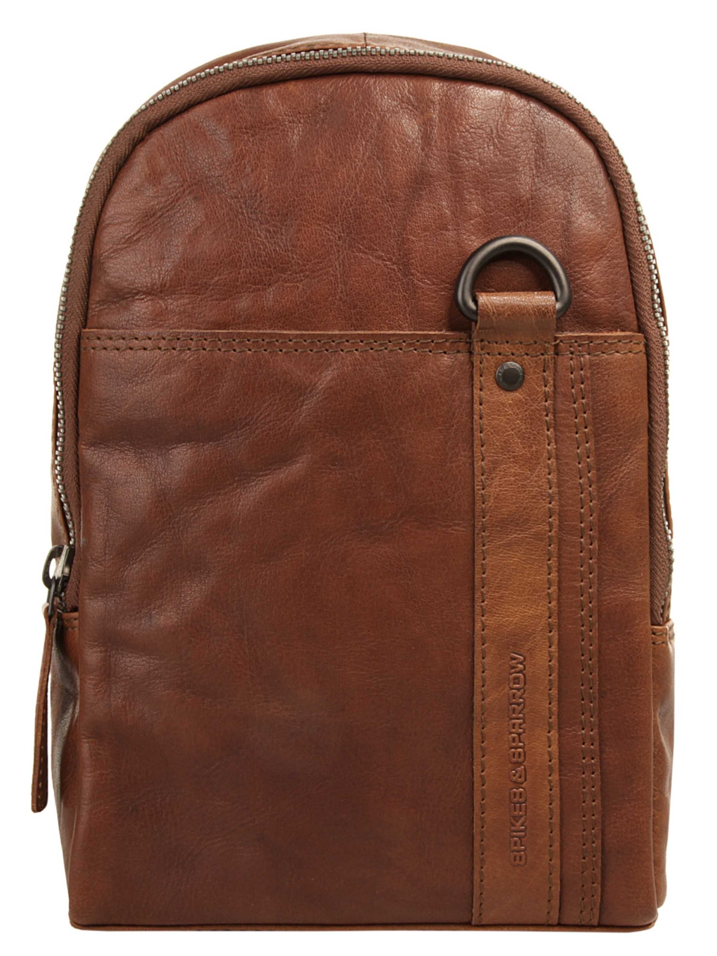 Spikes & Sparrow Crossbody Bag in Brown: front