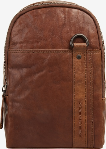 Spikes & Sparrow Crossbody Bag in Brown: front