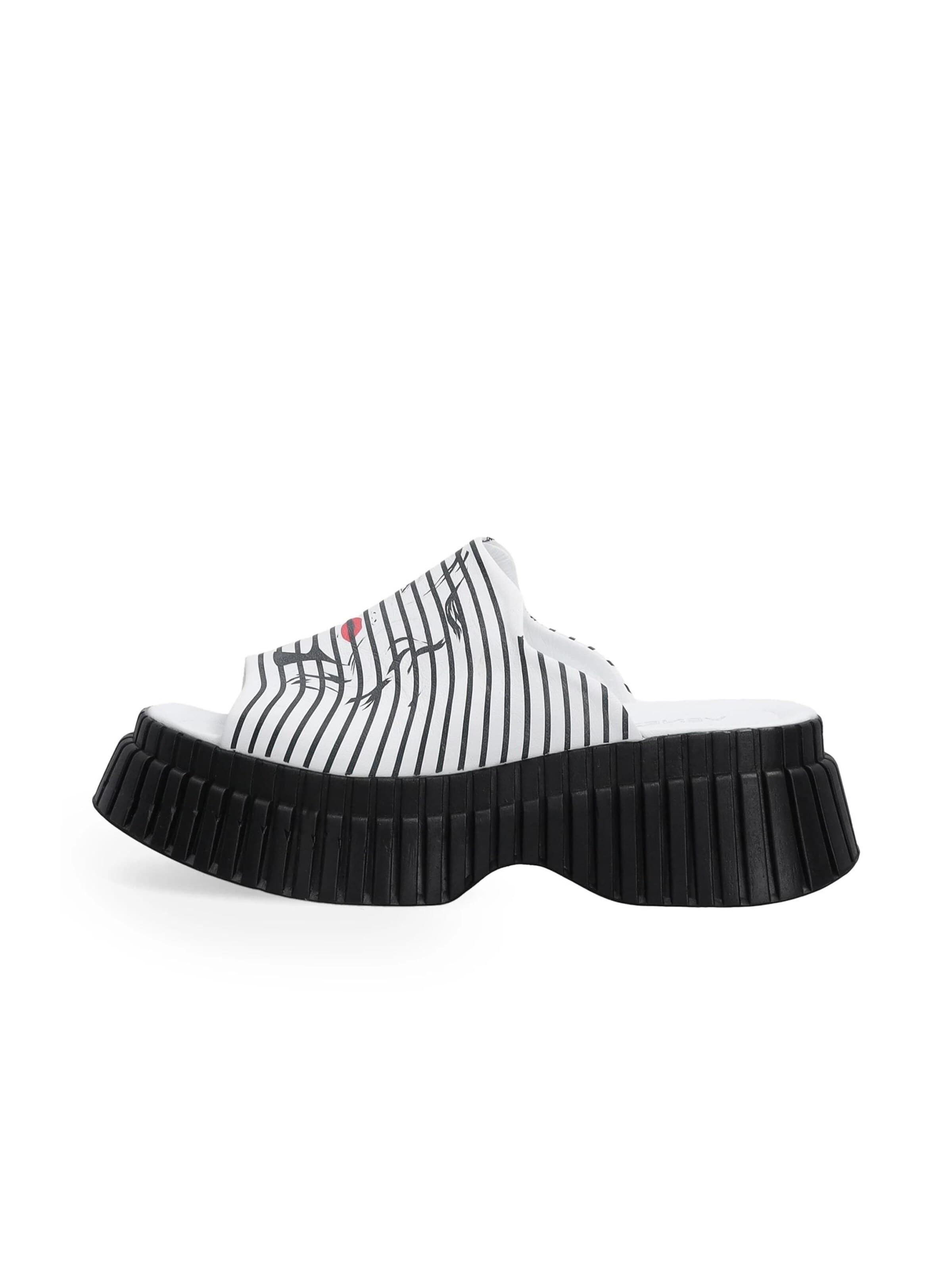 VENEZIA Mule in White: front