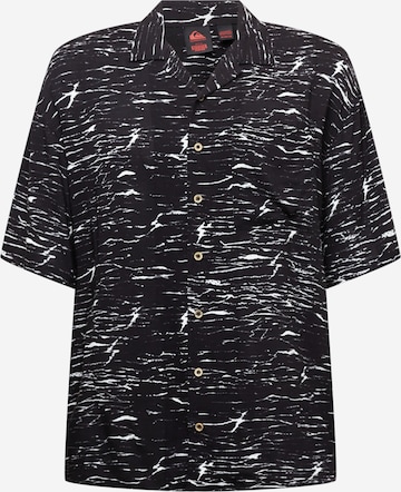 QUIKSILVER Regular Fit Funksjonsskjorte 'VEINSCOSE' i svart: forside