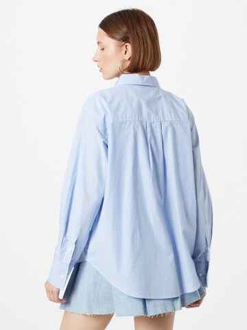 Gina Tricot Bluse 'Anna' i blå