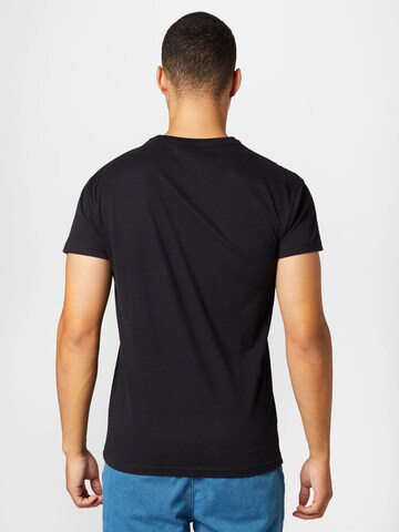 Derbe Shirt 'Moin' in Black