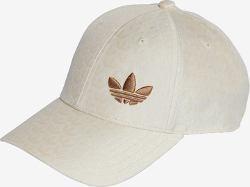 ADIDAS ORIGINALS Cap in White: front