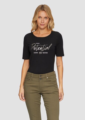 T-shirt s.Oliver en noir : devant